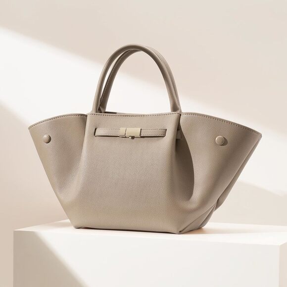 Elegant Elegant Bag And Bag Top Handle Satchel Patent Textured Bag Satchel Str - Picture 2 of 6